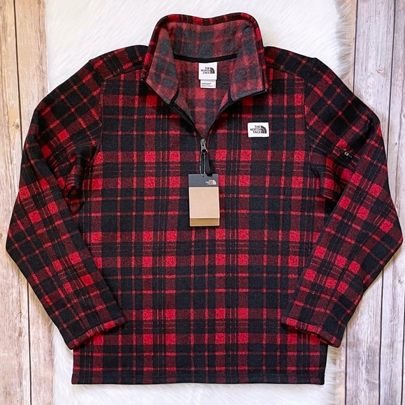 The North Face Other - The North Face Men’s Gordon Lyons Novelty 1/4 Zip Plaid Pullover